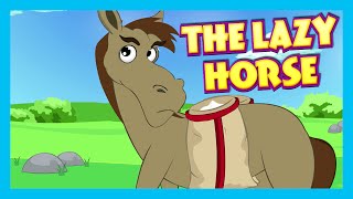 THE LAZY HORSE  Moral Story For Children  T Series Kids Hut  Best Learning Story  English Story [upl. by Hullda71]