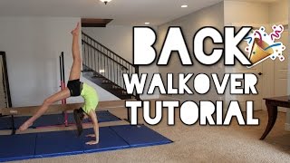 How to do a Back Walkover [upl. by Cirde717]