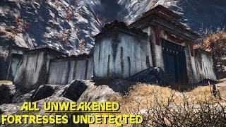 Far Cry 4  ALL UNWEAKENED fortresses undetected killer stealth conquests [upl. by Okoyk381]