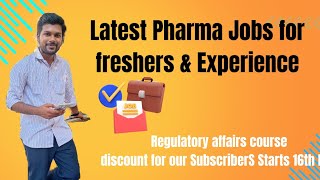 Latest Pharma Jobs  Glenmark  Ammneal  jobs pharmajobs [upl. by Johppah]