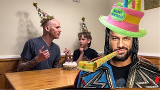 Ryder Celebrates Roman Reigns Birthday 🥴 [upl. by Cordi]