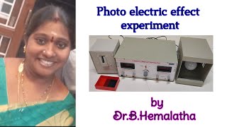 Photo electric effect experiment  Determination of Plancks constant and Work function [upl. by Nnalyrehc]