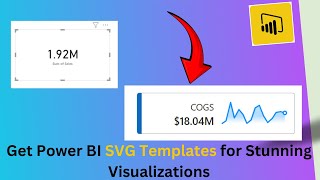 How to Get Power BI SVG Templates for Stunning Visualizations [upl. by Naerad]