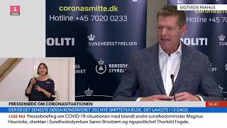 Søren Brostrøm raser på journalist som vover at spørge om dokumentationen for Corona Covid19 [upl. by Jerrold]