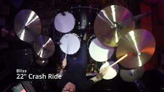 Dream Cymbals  22quot Bliss Crash Ride [upl. by Hebbe]