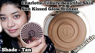 Charlotte Tilbury Beautiful Skin Sun Kissed Glow Bronzer  Indian Skin  Shade  Tan [upl. by Greenburg438]