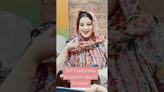 BJP Celebrates accession day in Srinagar [upl. by Osnerol]