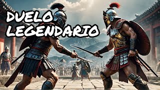 Espartanos vs Samuráis ¡El Duelo de los Titanes Legendarios ⚔️ [upl. by Yruj]