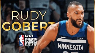 Rudy Gobert Wins The 20232024 NBA KiaDPOY Award [upl. by Adoh197]