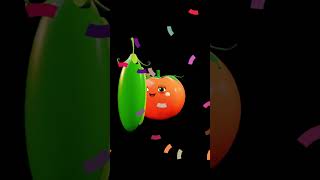 Dancing Vegetables animation fruitsalad fruitsong animation [upl. by Gelya]