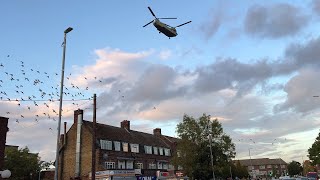 Kamala Harris helicopter entourage in London [upl. by Ynohtn799]