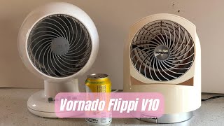 Vornado Flippi V10 Compact Oscillating Air Circulator Fan Review [upl. by Eelnayr386]