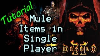 Tutorial Transfer Items in Single Player D2 [upl. by Girardi]