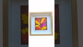 unfallgettable ✨🍂 fallcraft fallart gelprinting artinspo autumn autumnleaves [upl. by Leiahtan]