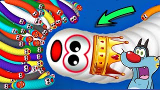 Hardest Game Worms zoneio Highest Score Record Kill Tiny Snake oggy Saamp Shinchan Game [upl. by Alonzo]