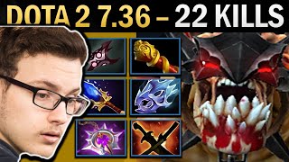 Lifestealer Gameplay Miracle with 22 Kills and Shard  Dota 2 736 [upl. by Reiche]