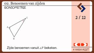 02 Benoemen van zijden Serie goniometrie [upl. by Lexi]