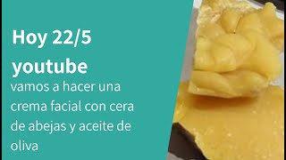 Cómo hacer una crema con cera de abejas y aceite de oliva [upl. by Katee71]