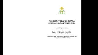 Sosialisasi Optimalisasi Program Mutabaah Peserta Didik SQTI Tahun Ajaran 20242025 [upl. by Hannasus]