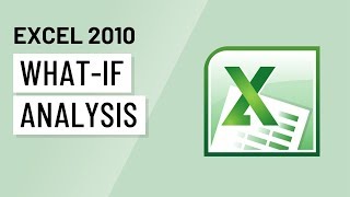 Excel 2010 WhatIf Analysis [upl. by Ellesirg]