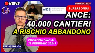 ANCE chiede la PROROGA del Superbonus 110 al 2024  ultime notizie  audizione alla Camera [upl. by Ahtoelc]