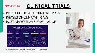 CLINICAL TRIALS  Introduction  Phases Of Clinical Trial Post Marketing Surveillance  clinical [upl. by Clementis]