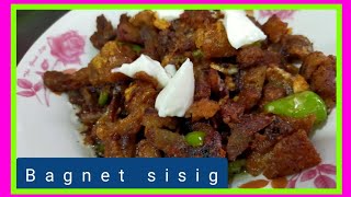 BAGNET SISIG  BAGNET RECIPE  SISIG RECIPE [upl. by Oiralednac427]