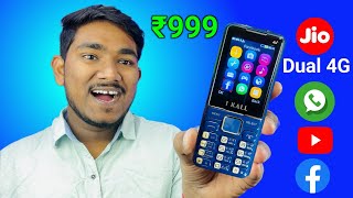 ₹999 New Dual 4G keypad Phone  iKall K20 Pro Full Details [upl. by Calla463]