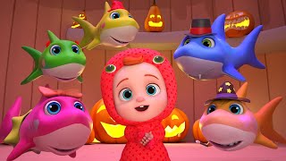 Halloween Baby Shark  Halloween Songs  Kids Songs and Nursery Rhymes [upl. by Verras]