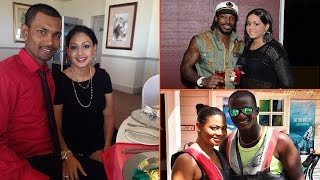 Top 10 Famous West Indies Cricketers With Their Beautiful Wives  West Indies Cricket Team [upl. by Ahsinrev]