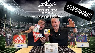 🏈2024 Leaf Trinity Football Preview amp GIVEAWAY with Chris and LTrain Larry🏈 [upl. by Pauly]