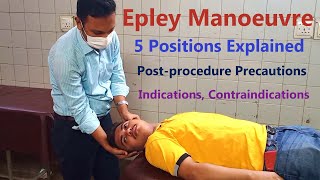 Epley Manoeuvre How to Perform । Postprocedure Precautions । Indications । Contraindications [upl. by Ushijima398]