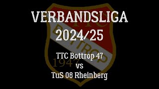 Verbandsliga WTTV 202425  Matthias Langer vs HansChristian Dietze [upl. by Gunter652]