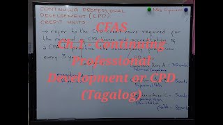 CFAS1 Continuing Professional Development or CPD Tagalog [upl. by Tressia]