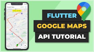 Flutter Google Maps API Tutorial  Markers Polylines amp Directions API [upl. by Faustena322]