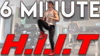 Full Body HIIT Workout in 6 Minutes  How to Burn Calories Fast  V SHRED [upl. by Imray]