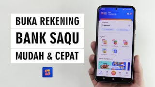 Cara Daftar Akun Bank Saqu  Buka Rekening Bank Saqu [upl. by Roselin]