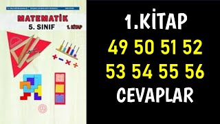 5Sınıf Matematik Ders Kitabı Sayfa 49 50 51 52 53 54 55 56 Çözümler Cevaplar [upl. by Cosenza919]