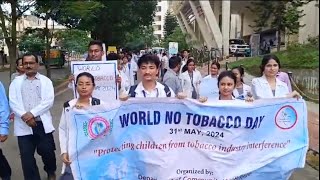 World Tobacco Day mi rally khailai kha Agartala govt Medical college ni students rok  Tripura news [upl. by Tench72]