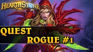 QUEST ROGUE 1  Hearthstone Decks std [upl. by Kiraa]