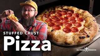 Get Stuffed With This Delicious Stuffed Crust Pizza Recipe  Chef Tom X All Things BBQ [upl. by Angrist]