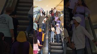 Sorry 😡  escalator funny prank video epic reaction 🤪shortsfeed escalator shorts prank funny [upl. by Lazaruk443]