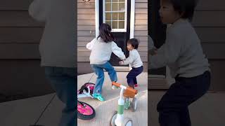 Weird laugh scares baby brother and sister 👧🏻❤️👶🏻😱🤣🌈✅🚀 [upl. by Secor]