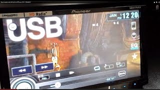 How to watch video with usb on all Pioneer AVH  X5600BHS [upl. by Feucht]