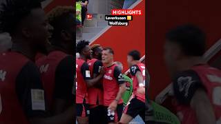 HIGHLIGHTS ⚽️  Leverkusen defeat Wolfsburg • Bayer 04 Leverkusen 🆚 VfL Wolfsburg [upl. by Nikolia]