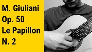 Mauro Giuliani Le Papillon Op 50 n 2 Grazioso [upl. by Nnyleahs]