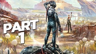 THE OUTER WORLDS Walkthrough Gameplay Part 1  INTRO FULL GAME [upl. by Nosac]