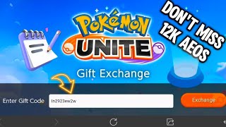 POKEMON UNITE NEW GIFTS CODES DECEMBER 2024 ✨ [upl. by O'Driscoll]