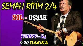 24 Ritim Semah Sol Uşşak Tempo 84 percussion [upl. by Attekram]