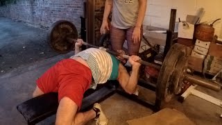 280lbs Bench Press  158 [upl. by Lerim]